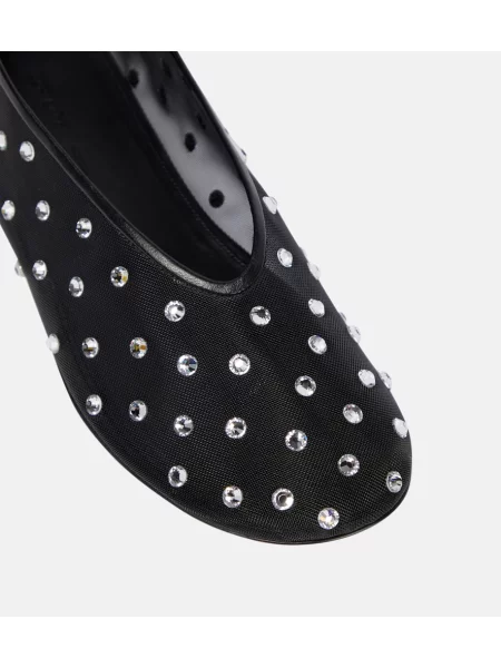 Balerini Khaite de cristal negru