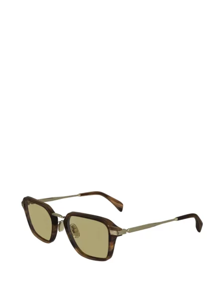 Ochelari de soare Paul Smith cu imprimeu geometric maro