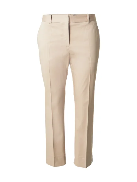 BOSS Pantaloni cu dungă bej