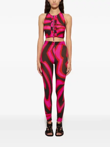 Leggings Pucci cu imagine negru