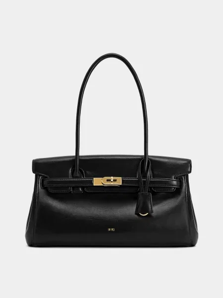 Кожаная сумка Jw Pei черная