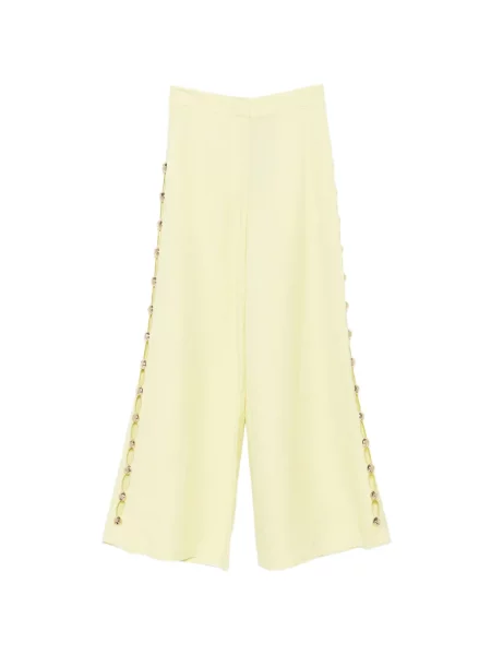 Spodnie Simkhai z ćwiekami żółte