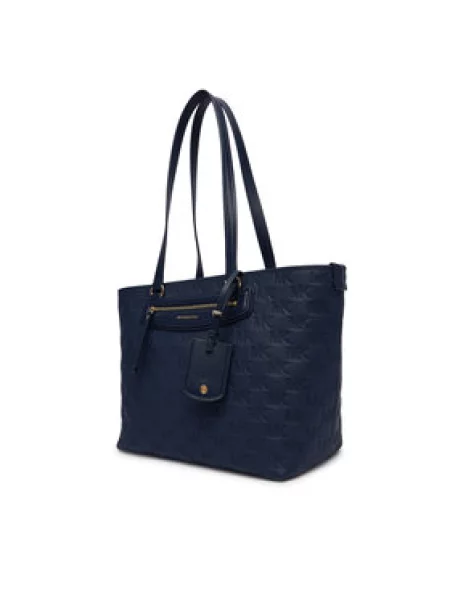 Ročna torba MICHAEL Michael Kors Jet Ser Mornarsko modra