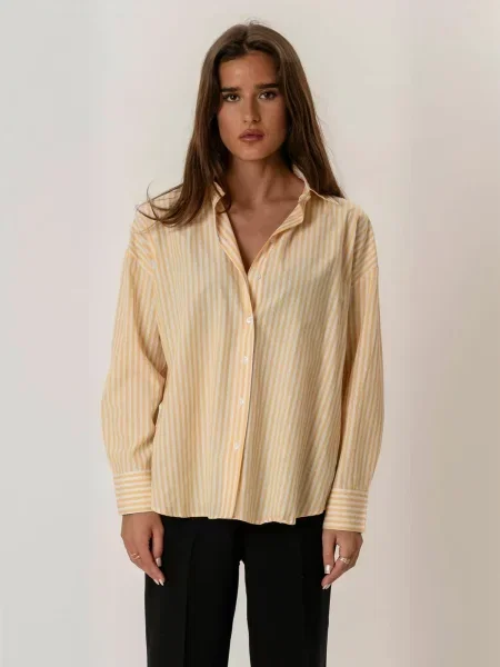 ITS MAY Tricou Celeste galben