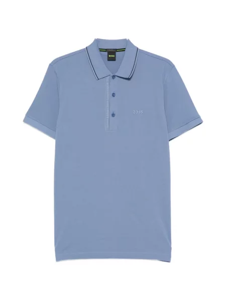 Tricou polo Boss albastru