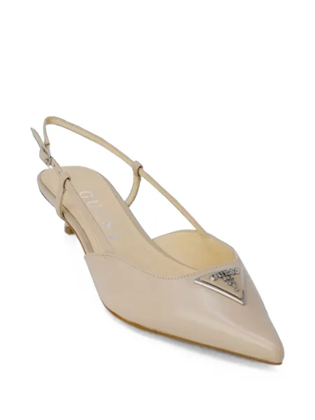 Pantofi cu toc Guess slingback cu autograf