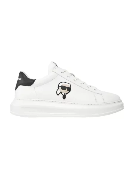 Buty KARL LAGERFELD Kapri Nft white leather białe