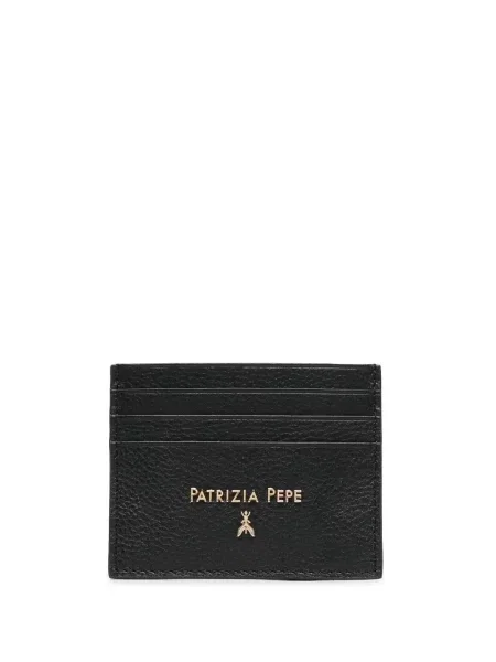 Portofel Patrizia Pepe cu autograf negru