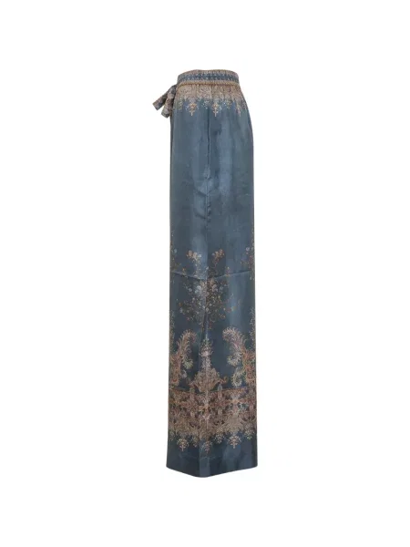 Pantaloni Zimmermann alergare albastru