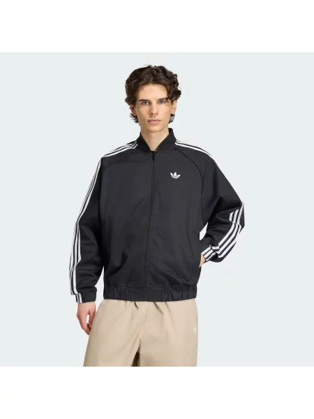 ADIDAS ORIGINALS Prechodná bunda Sst Adicolor Classics čierna biela