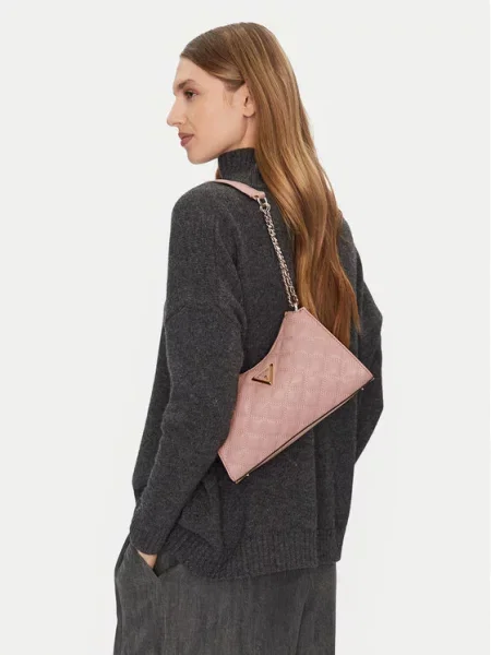 Guess Torebka Różowy czarna
