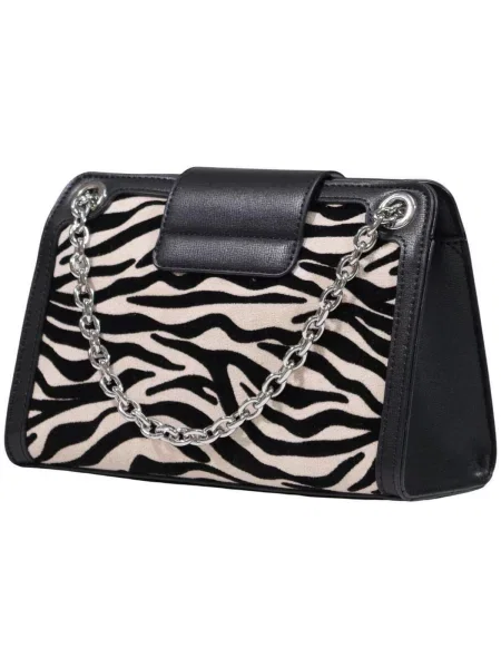 Armani Exchange crossbody kabelka dámska z imitácie semišu čierna