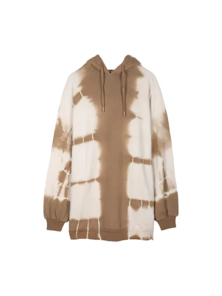 Tie dye wielobarwność bluza z kapturem Ragdoll La