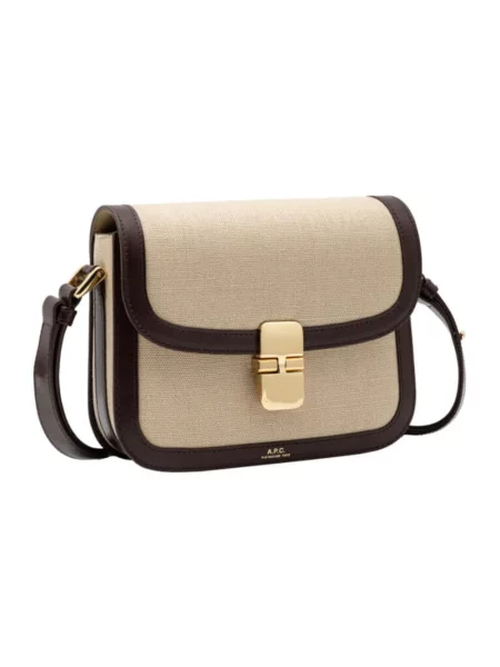 A.P.C. torebka crossbody SAC GRACE SMALL beżowa
