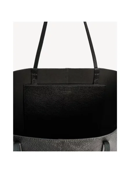 Shopperka By Malene Birger skórzana czarna