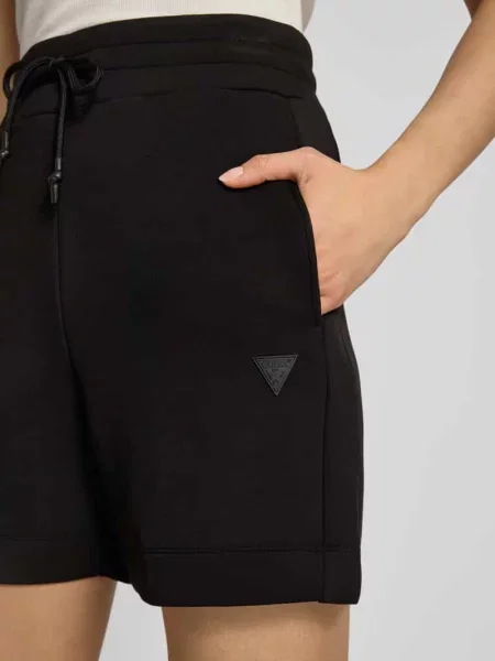 Szorty z elastycznym pasem model ‘ELLY’ Guess Activewear czarne