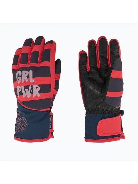 Детски скиорски ръкавици ZIENER Liwa Aquashield PR fiery red червено