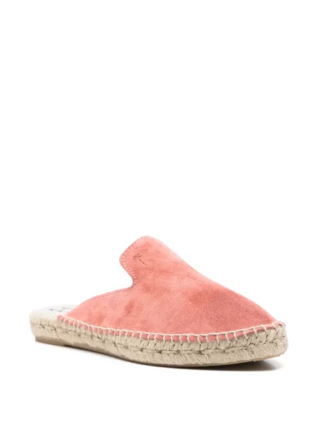 Zomšinės slip on espadrilės Manebi oranžinė