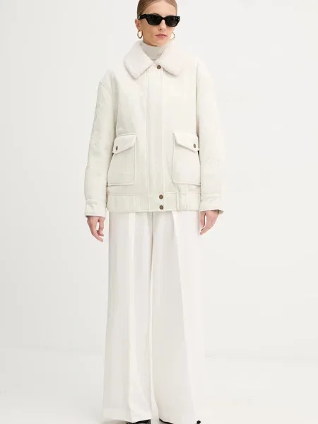 Вельветова куртка Ermanno Firenze демісезонна бежевий