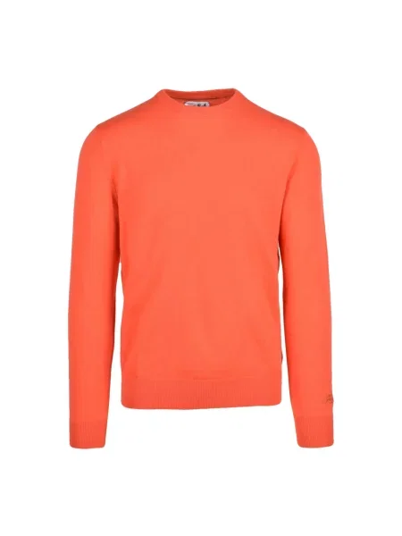 Sweter Mc2 Saint Barth wełniany pomarańczowy