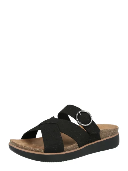 SKECHERS Nizki natikači črna