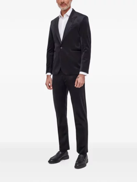 Pantaloni Sisley de catifea negru
