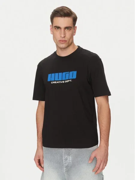 HUGO T-Shirt Newromi czarny