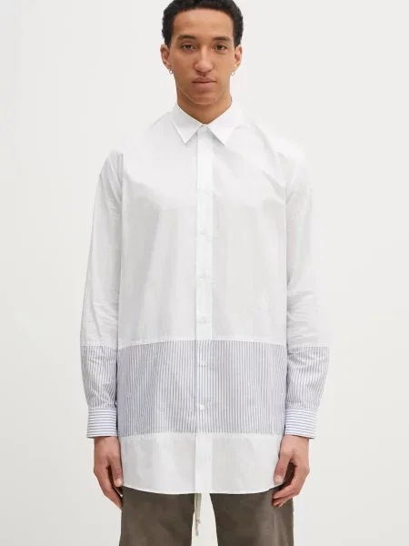 Maison Margiela camasa din barbati cu guler clasic regular alb