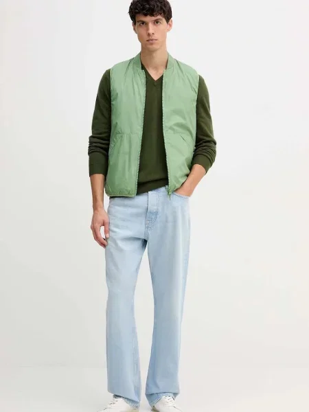 Безрукавка United Colors of Benetton демісезонна зелений