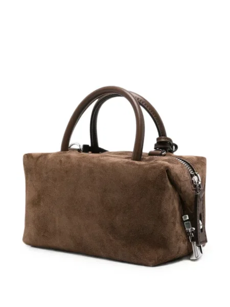 Geantă Max Mara din piele maro