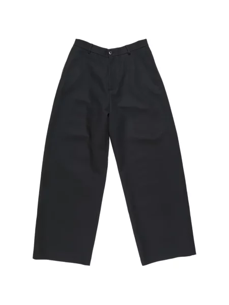 Pantaloni Acne Studios de mătase negru
