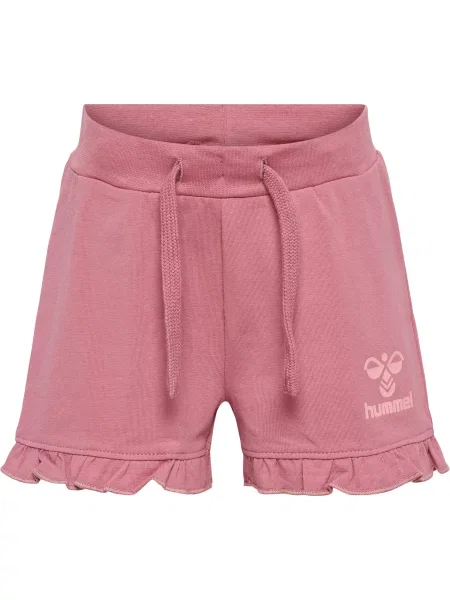 Szorty dla dziewczynki Hummel Talya Ruffle różowe