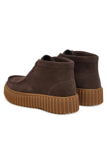 Gležnjače Clarks Torhill Moss Tamno smeđa