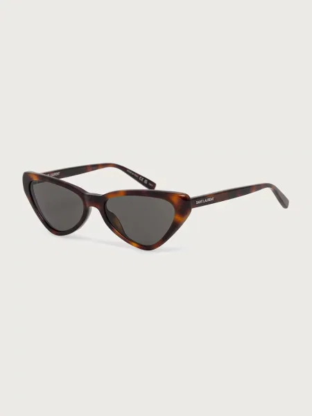 Saint Laurent ochelari de soare cat eye pentru femei maro