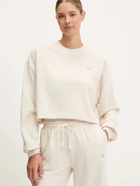 New Balance bluză uni bej