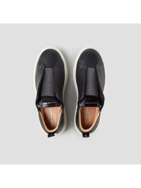 Slip on tenisky Alexander Smith čierna