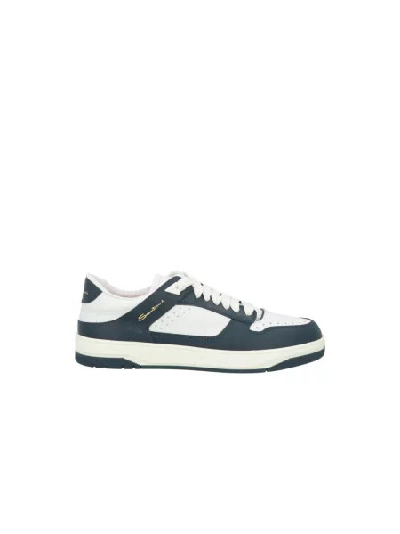 Sneakersy Santoni niebieskie