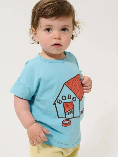 Bobo Choses tričko Pickles is at Home modré
