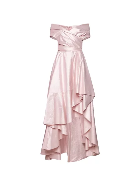 Rochie Talbot Runhof cu volane de costum roz