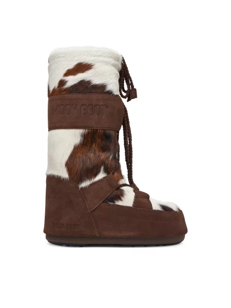 Snehule Moon Boot hnedá