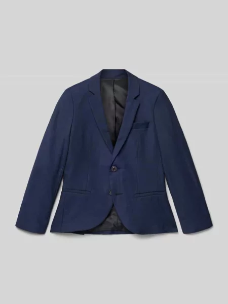 Smoking z kołnierzem z połami model ‘SOLARIS’ Jack & Jones granatowy