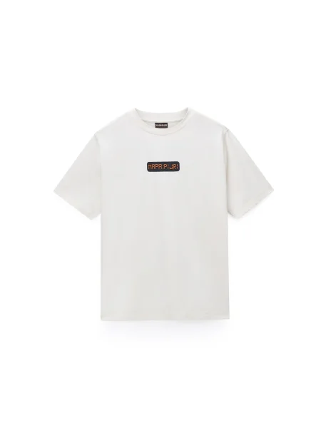 NAPAPIJRI Tricou Sol portocaliu / negru alb