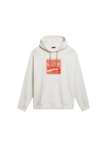 Bluza z kapturem Napapijri Boyd biała
