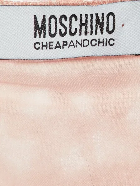 Φλοράλ φόρεμα Moschino Cheap & Chic με απλικέ ροζ