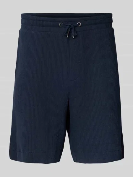 Szorty o kroju regular fit z fakturowanym wzorem model ‘Ediiz’ Joop! Jeans