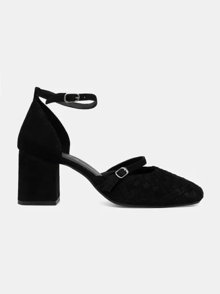 Замшевые туфли Answear.lab черные