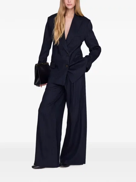 Pantaloni Anine Bing albastru