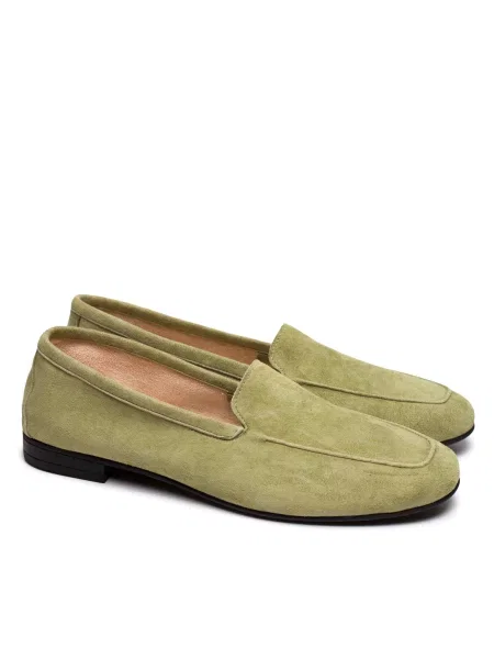 Замшеві Лофери Pellagio хакі