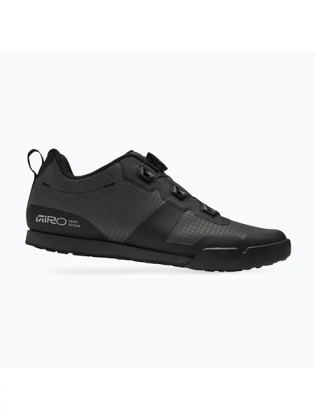 Încălțăminte de ciclism platformă pentru bărbați Giro Tracker BOA black negru