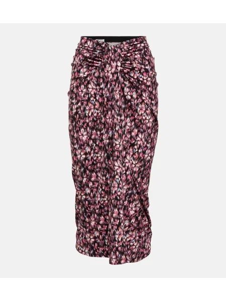 Jersey midi krilo Marant Etoile s potiskom